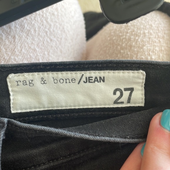 Rag & Bone Studded Black Jean - Picture 7 of 8